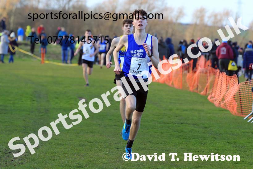 Mens under-20s 2022 Northern Cross Country Champs., Pontefract. Photo: David T. Hewitson/Sports for All Pics